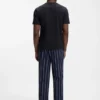 Pajama T-shirt in cotton with printed branding