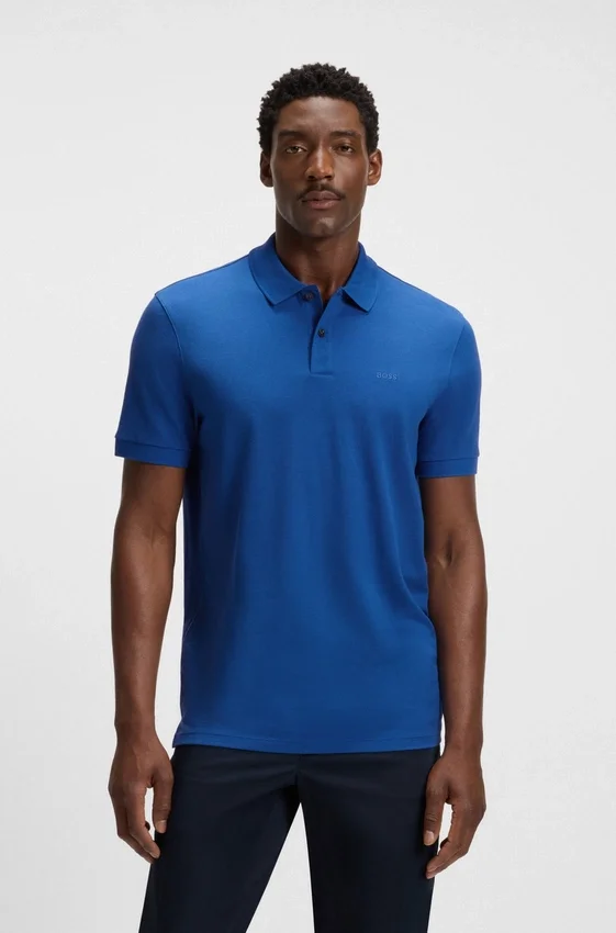 Pallas logo-detail polo shirt in cotton piqué Pallas logo-detail polo shirt in cotton piqué