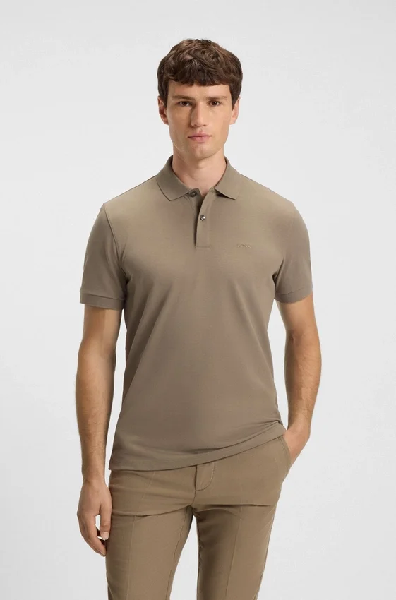 Pallas logo-detail polo shirt in cotton piqué Pallas logo-detail polo shirt in cotton piqué