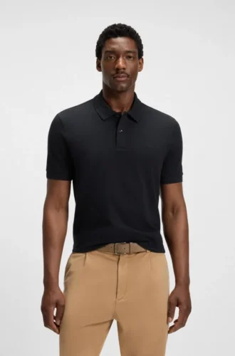 Pallas logo-detail polo shirt in cotton piqué
