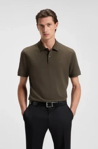 Pallas logo-detail polo shirt in cotton piqué