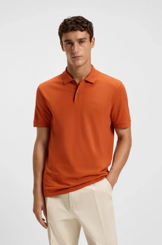 Pallas logo-detail polo shirt in cotton piqué Pallas logo-detail polo shirt in cotton piqué