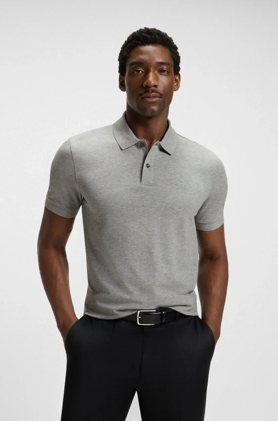 Pallas logo-detail polo shirt in cotton piqué Pallas logo-detail polo shirt in cotton piqué