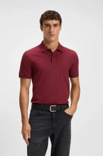 Pallas logo-detail polo shirt in cotton piqué