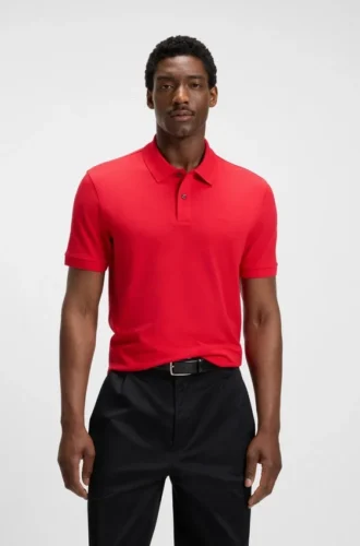 Pallas logo-detail polo shirt in cotton piqué