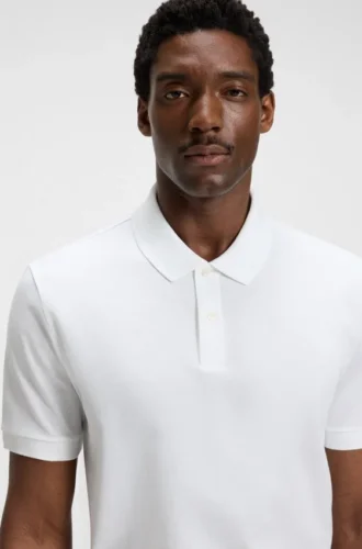 Pallas logo-detail polo shirt in cotton piqué