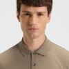 Pallas logo-detail polo shirt in cotton piqué Pallas logo-detail polo shirt in cotton piqué