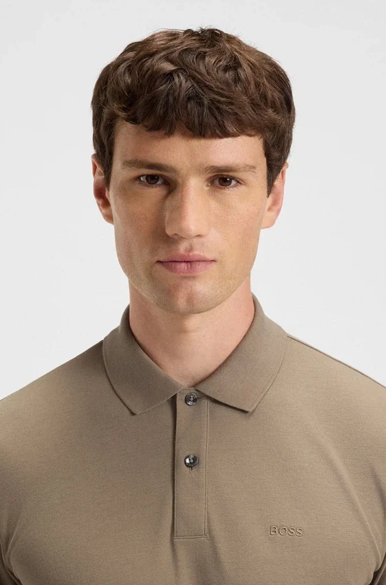 Pallas logo-detail polo shirt in cotton piqué Pallas logo-detail polo shirt in cotton piqué