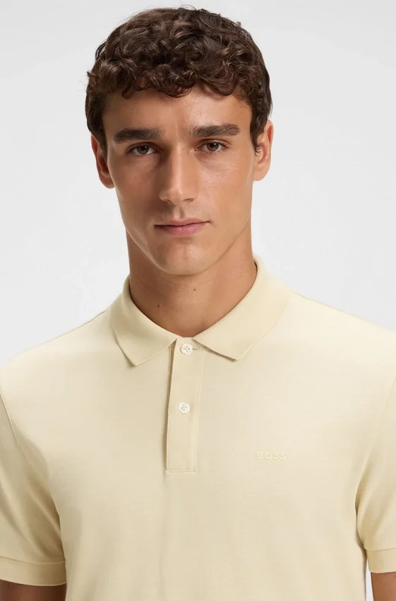Pallas logo-detail polo shirt in cotton piqué Pallas logo-detail polo shirt in cotton piqué