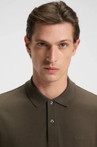 Pallas logo-detail polo shirt in cotton piqué
