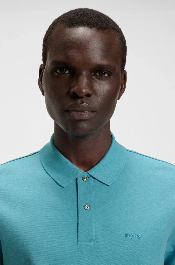 Pallas logo-detail polo shirt in cotton piqué Pallas logo-detail polo shirt in cotton piqué