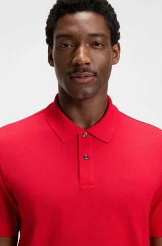 Pallas logo-detail polo shirt in cotton piqué