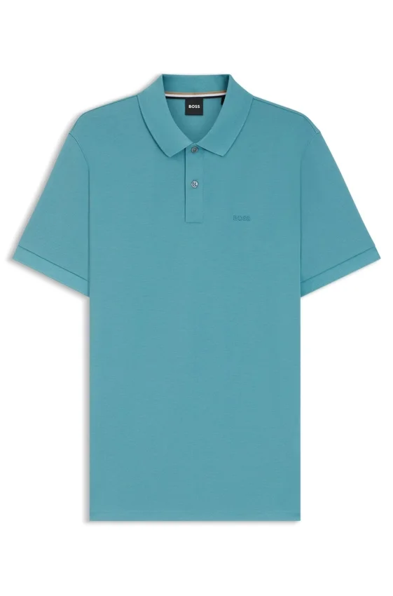 Pallas logo-detail polo shirt in cotton piqué Pallas logo-detail polo shirt in cotton piqué