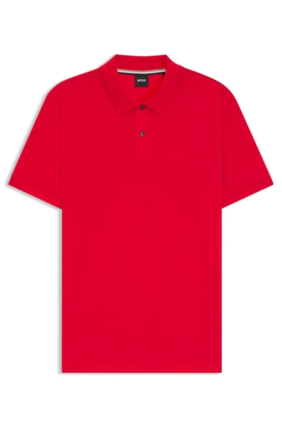 Pallas logo-detail polo shirt in cotton piqué Pallas logo-detail polo shirt in cotton piqué