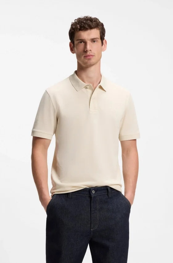 Pallas polo shirt in cotton piqué with embroidered logo Pallas polo shirt in cotton piqué with embroidered logo