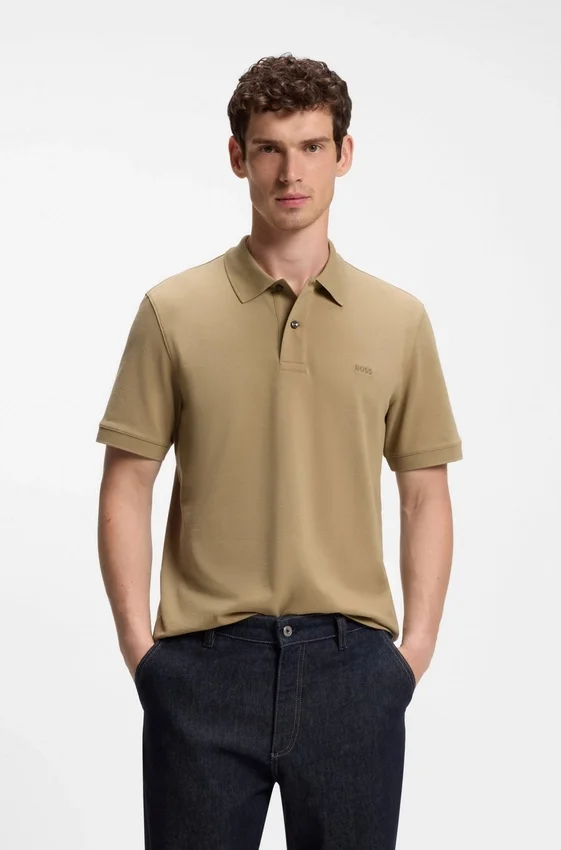Pallas polo shirt in cotton piqué with embroidered logo Pallas polo shirt in cotton piqué with embroidered logo