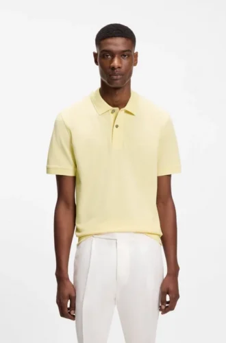 Pallas polo shirt in cotton piqué with embroidered logo