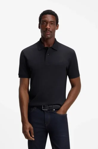 Pallas polo shirt in cotton piqué with embroidered logo