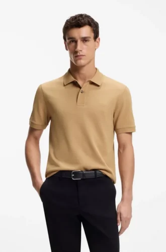 Pallas polo shirt in cotton piqué with embroidered logo