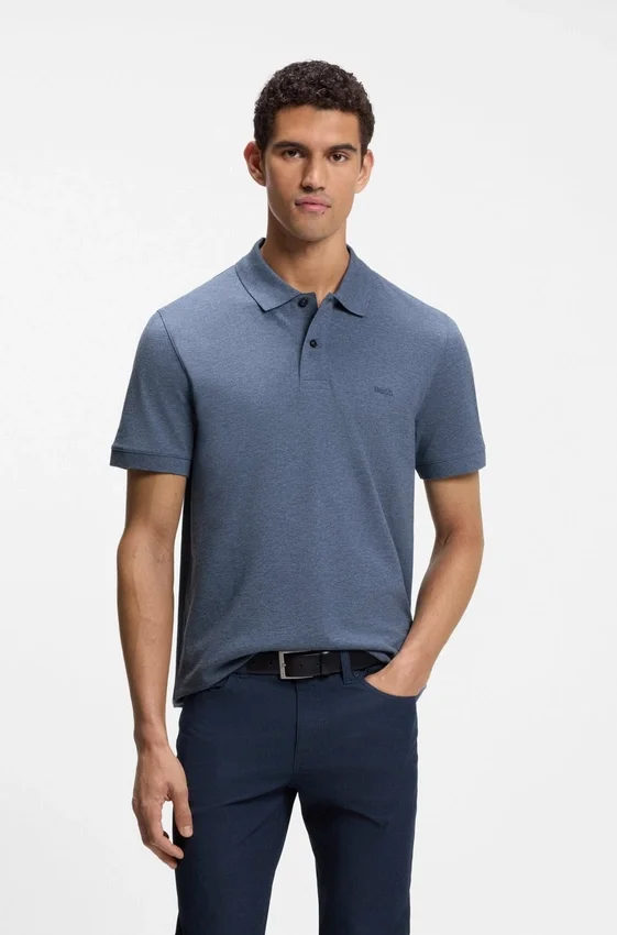 Pallas polo shirt in cotton piqué with embroidered logo Pallas polo shirt in cotton piqué with embroidered logo