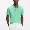 Pallas polo shirt in cotton piqué with embroidered logo