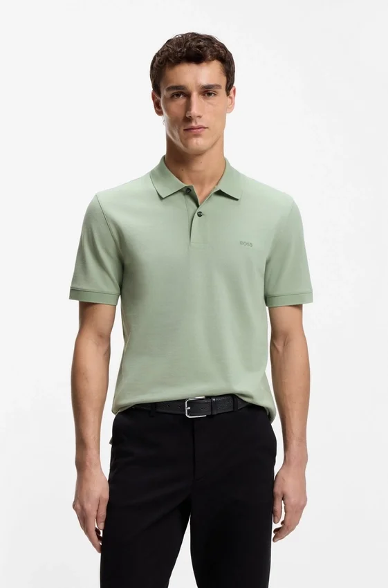 Pallas polo shirt in cotton piqué with embroidered logo Pallas polo shirt in cotton piqué with embroidered logo