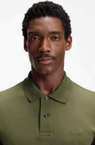Pallas polo shirt in cotton piqué with embroidered logo
