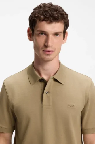 Pallas polo shirt in cotton piqué with embroidered logo