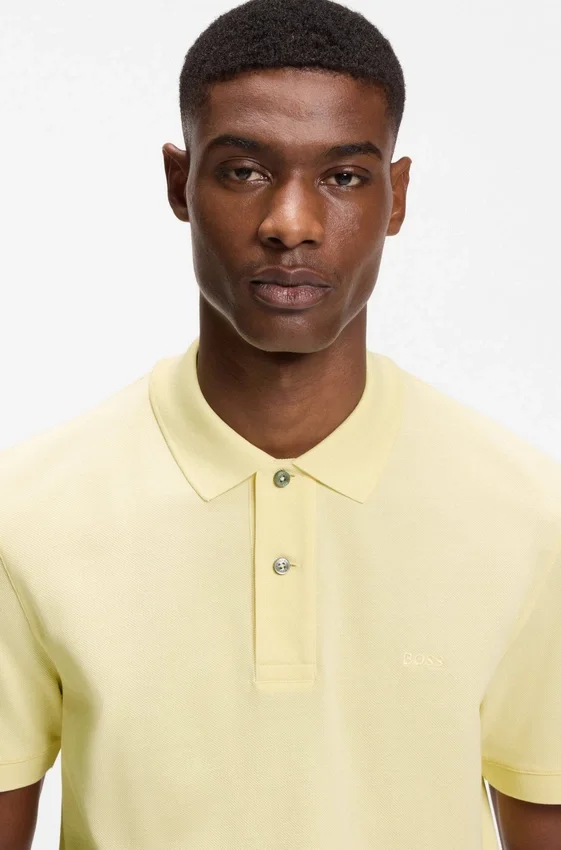 Pallas polo shirt in cotton piqué with embroidered logo Pallas polo shirt in cotton piqué with embroidered logo