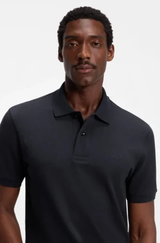 Pallas polo shirt in cotton piqué with embroidered logo