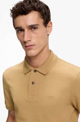 Pallas polo shirt in cotton piqué with embroidered logo