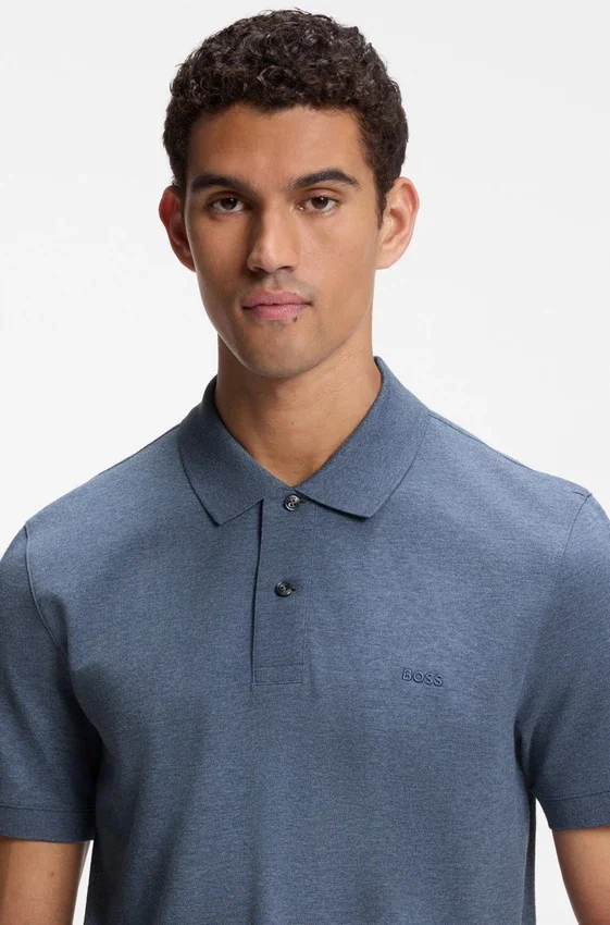 Pallas polo shirt in cotton piqué with embroidered logo Pallas polo shirt in cotton piqué with embroidered logo