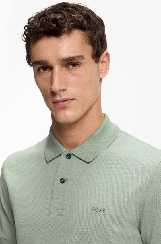 Pallas polo shirt in cotton piqué with embroidered logo Pallas polo shirt in cotton piqué with embroidered logo