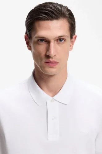 Pallas polo shirt in cotton piqué with embroidered logo