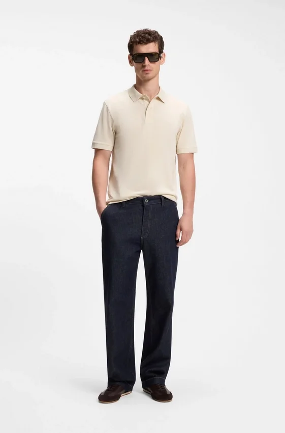 Pallas polo shirt in cotton piqué with embroidered logo Pallas polo shirt in cotton piqué with embroidered logo