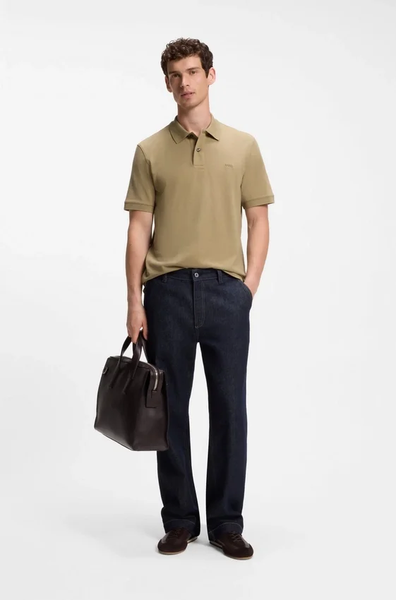 Pallas polo shirt in cotton piqué with embroidered logo Pallas polo shirt in cotton piqué with embroidered logo
