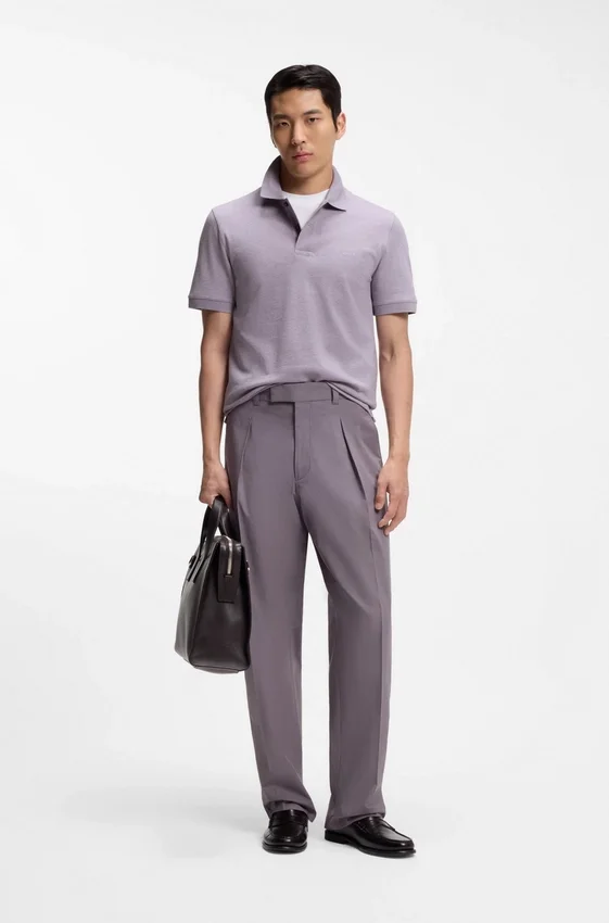 Pallas polo shirt in cotton piqué with embroidered logo Pallas polo shirt in cotton piqué with embroidered logo