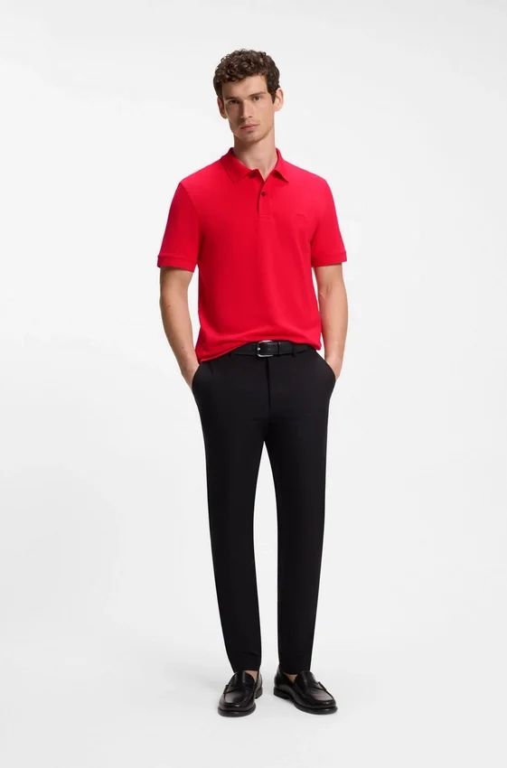 Pallas polo shirt in cotton piqué with embroidered logo Pallas polo shirt in cotton piqué with embroidered logo