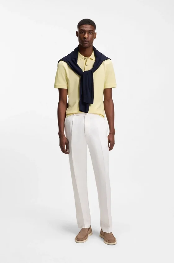 Pallas polo shirt in cotton piqué with embroidered logo Pallas polo shirt in cotton piqué with embroidered logo