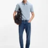 Pallas polo shirt in cotton piqué with embroidered logo Pallas polo shirt in cotton piqué with embroidered logo