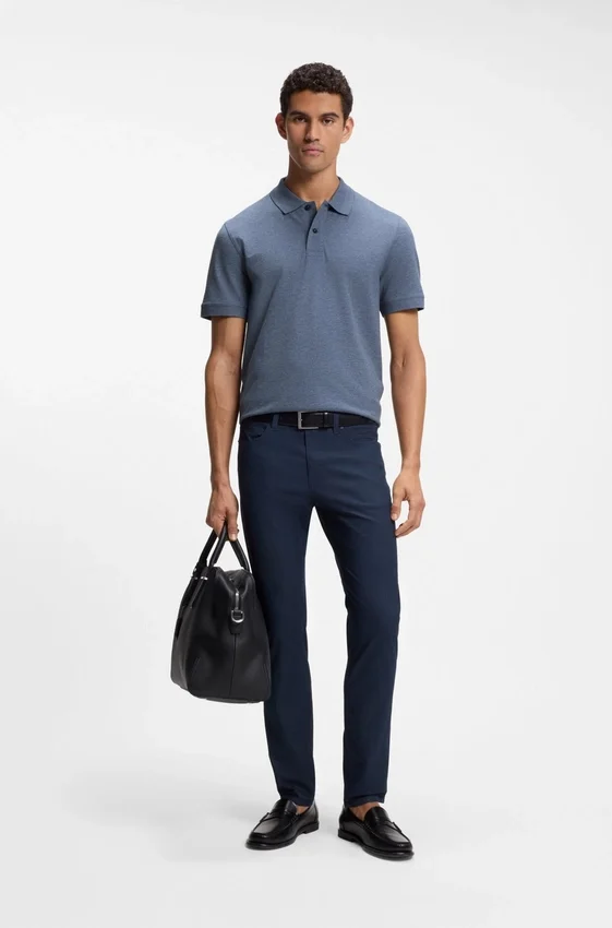 Pallas polo shirt in cotton piqué with embroidered logo Pallas polo shirt in cotton piqué with embroidered logo
