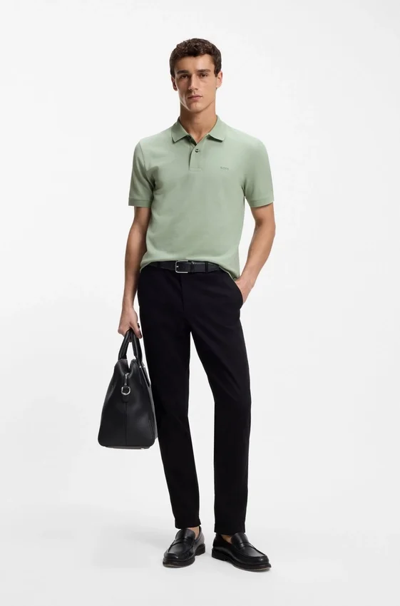 Pallas polo shirt in cotton piqué with embroidered logo Pallas polo shirt in cotton piqué with embroidered logo