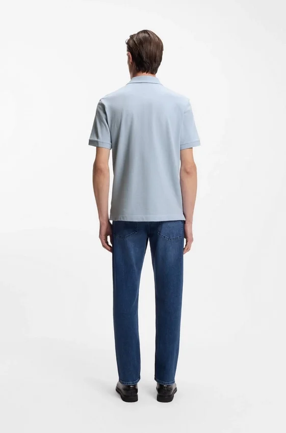 Pallas polo shirt in cotton piqué with embroidered logo Pallas polo shirt in cotton piqué with embroidered logo