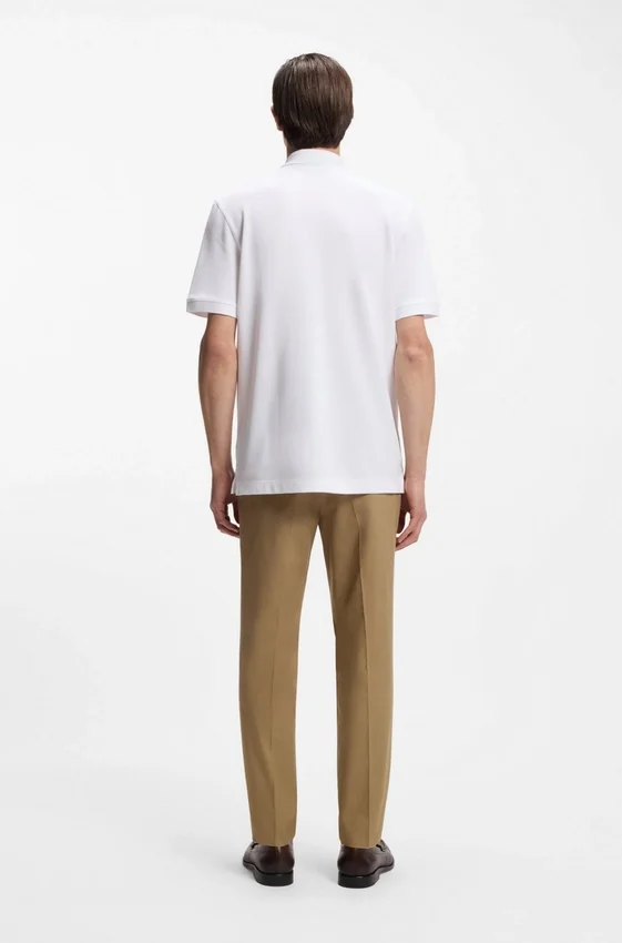 Pallas polo shirt in cotton piqué with embroidered logo Pallas polo shirt in cotton piqué with embroidered logo