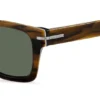 Patterned-acetate sunglasses with silver-tone hardware