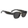 Patterned-acetate sunglasses with silver-tone hinges Patterned-acetate sunglasses with silver-tone hinges