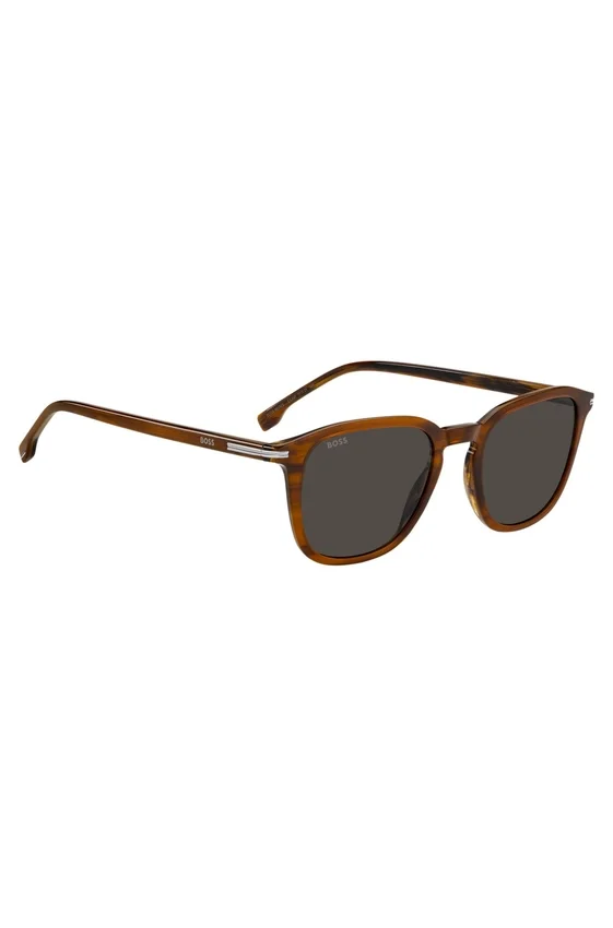 Patterned-acetate sunglasses with temple stripe Patterned-acetate sunglasses with temple stripe