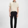 Patterned-collar polo shirt in pima cotton Patterned-collar polo shirt in pima cotton