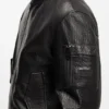 Patterned-leather jacket in a regular fit Patterned-leather jacket in a regular fit