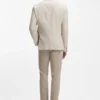Patterned regular-fit jacket in a cotton blend